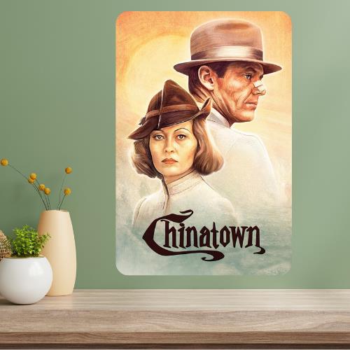 Chinatown Metal Movie Poster Sign 20x30cm(7.8x11.8inch)