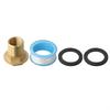Brass Water Tank Connector Set 12in Female 34in GHT Male with Gasket