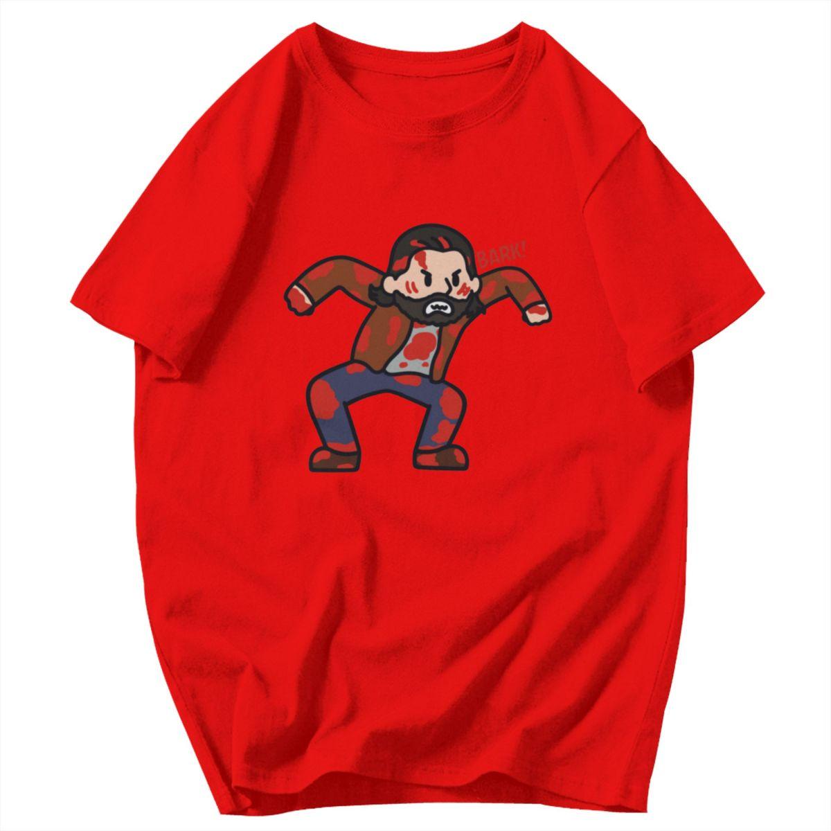 Men T Shirt Alan Wake Game Scratch Pops Y2K Graphic Quality Unisex Clothes T Shirts S