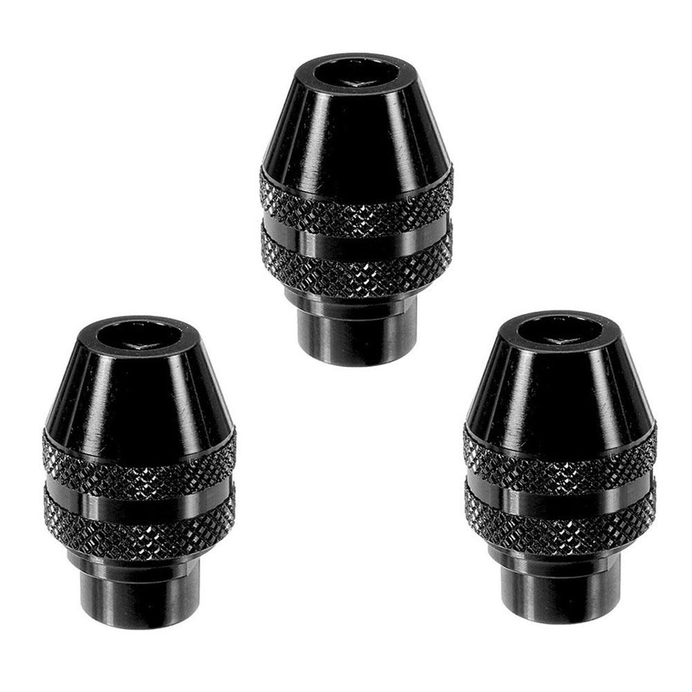 Easy And Quick Accessory Replacement With Keyless Drill Chuck For Rotary Tools