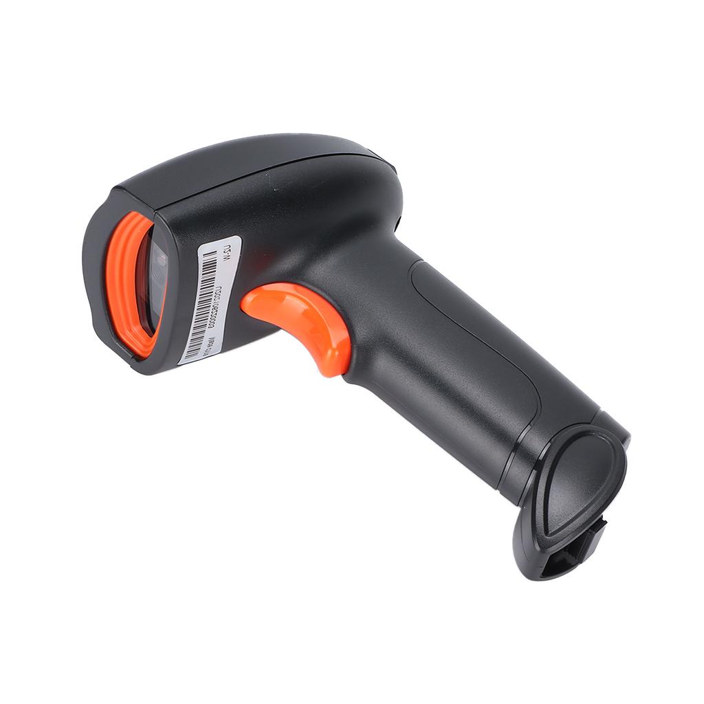 Bar Scanner Handheld 360 Rding Dustproof Waterproof Wireless QR USB Rder(Black Blue )