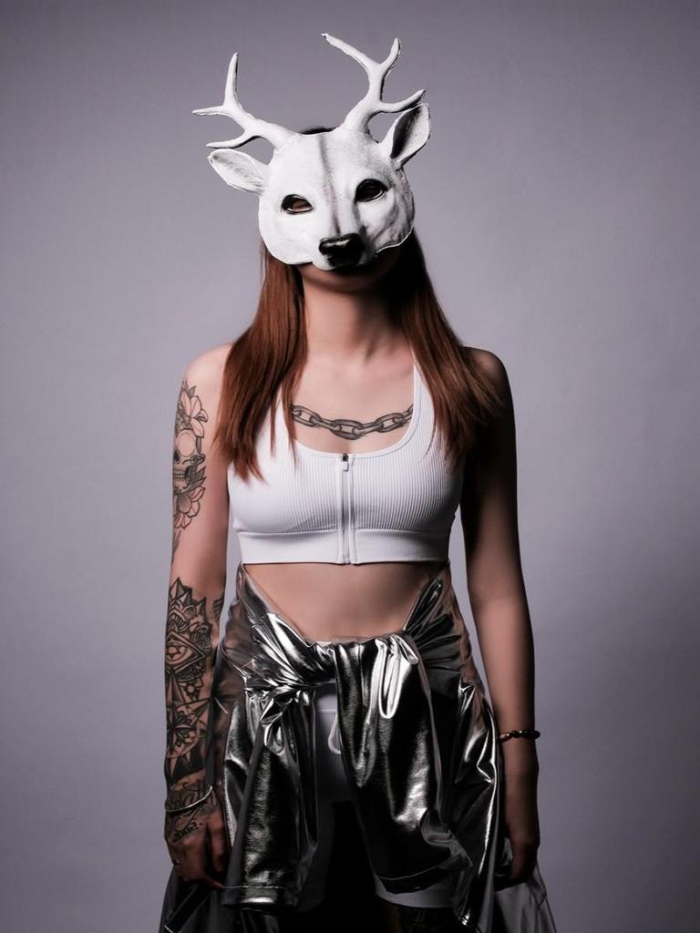Cosplay Deer Mask 3D Animal Mask PU pěna Personalizovaný dárek Ženy Muži Karneval Party Rave Club Role Play Masky