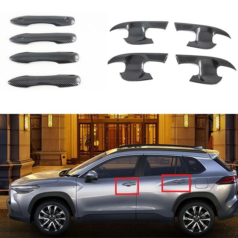 

Для Тойота Королла Кросс (XG10) 202 Накладки на дверные ручки и наклейки на чаши Авто Внешние детали Стайлинг