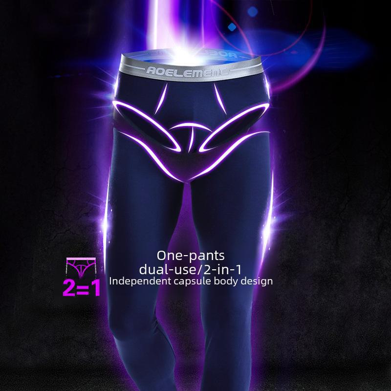 Men's Thermal Pants: Comfortable, Fashionable, Tight-Fitting Leggings for Autumn and Winter