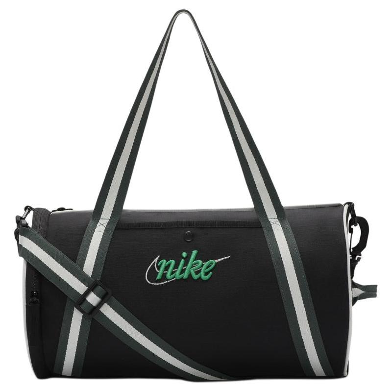

Nike Polyester Portable One Shoulder Crossbody Gym Bags Large Size Unisex Black & Vintage Green & Stadium Green Casual DR6261-013