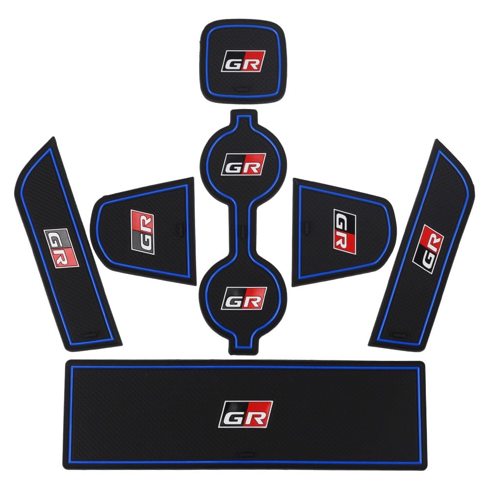 

LEXLEYS Специальный коврик в слот двери для Toyota GR86 серии ZN8 Специальный резиновый коврик для интерьера Дверь GR86 ZN8 series синий