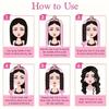 3/5/8pcs No-Heat Curling Iron Set with Satin Sleep Cap Hair Clips Comb Hair Tie Women's Heatless Overnight Styling Tools