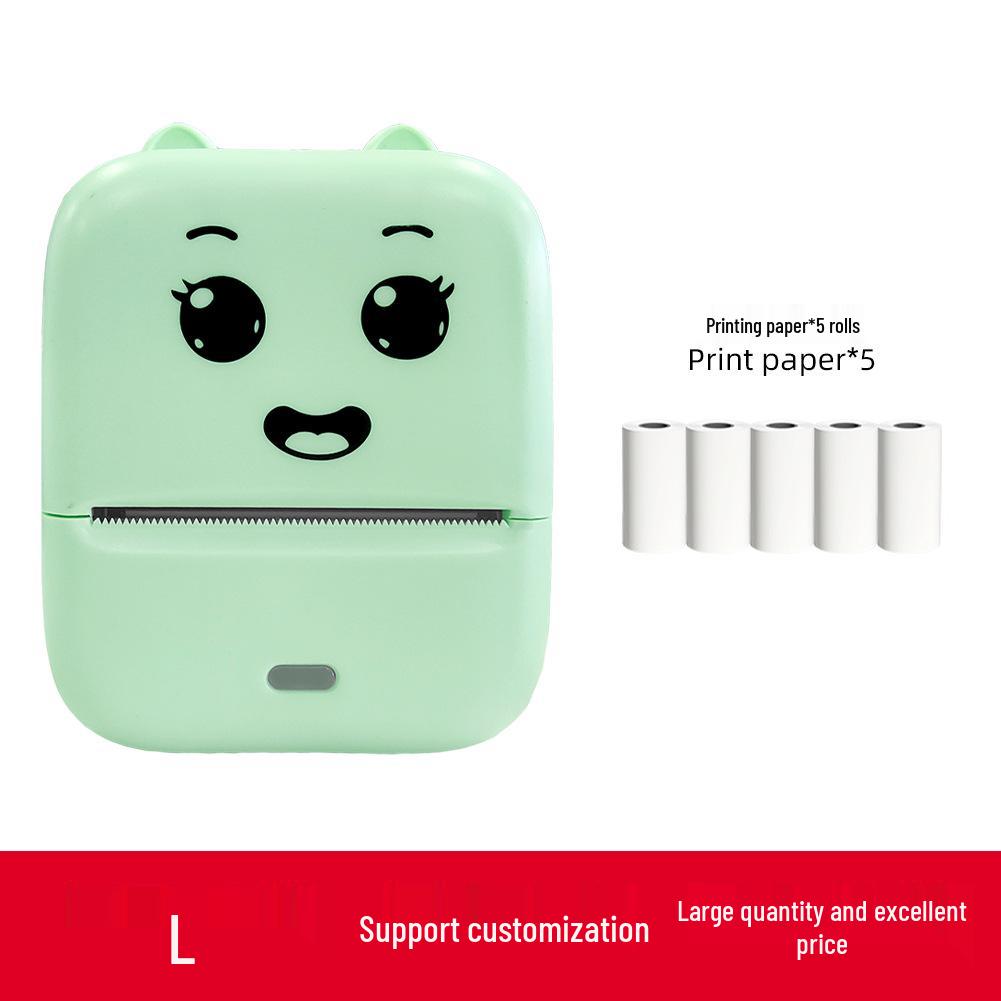 Children's Mini Bluetooth Pocket Printer: Portable Thermal Photo & Label Maker