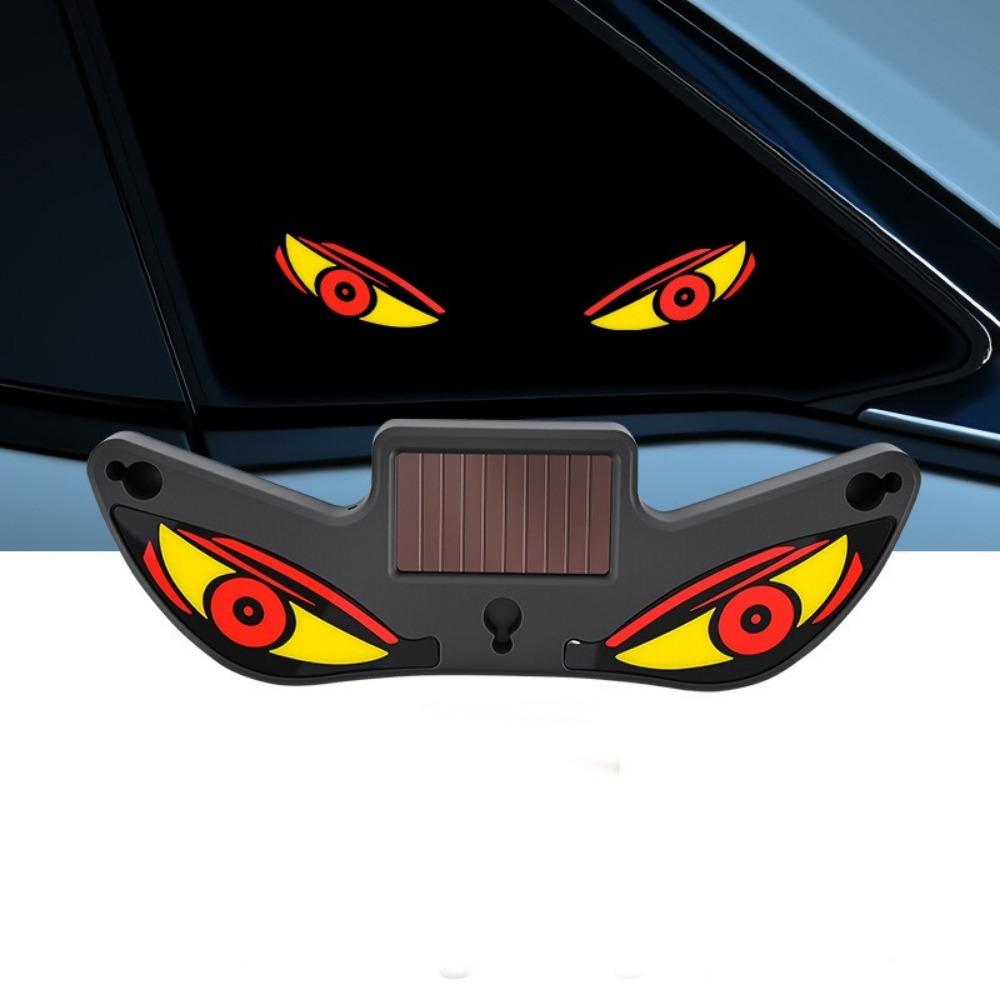 Wireless Solar Demon Eye Light Solar Powered Vehicle Signal Lights  Car Interior