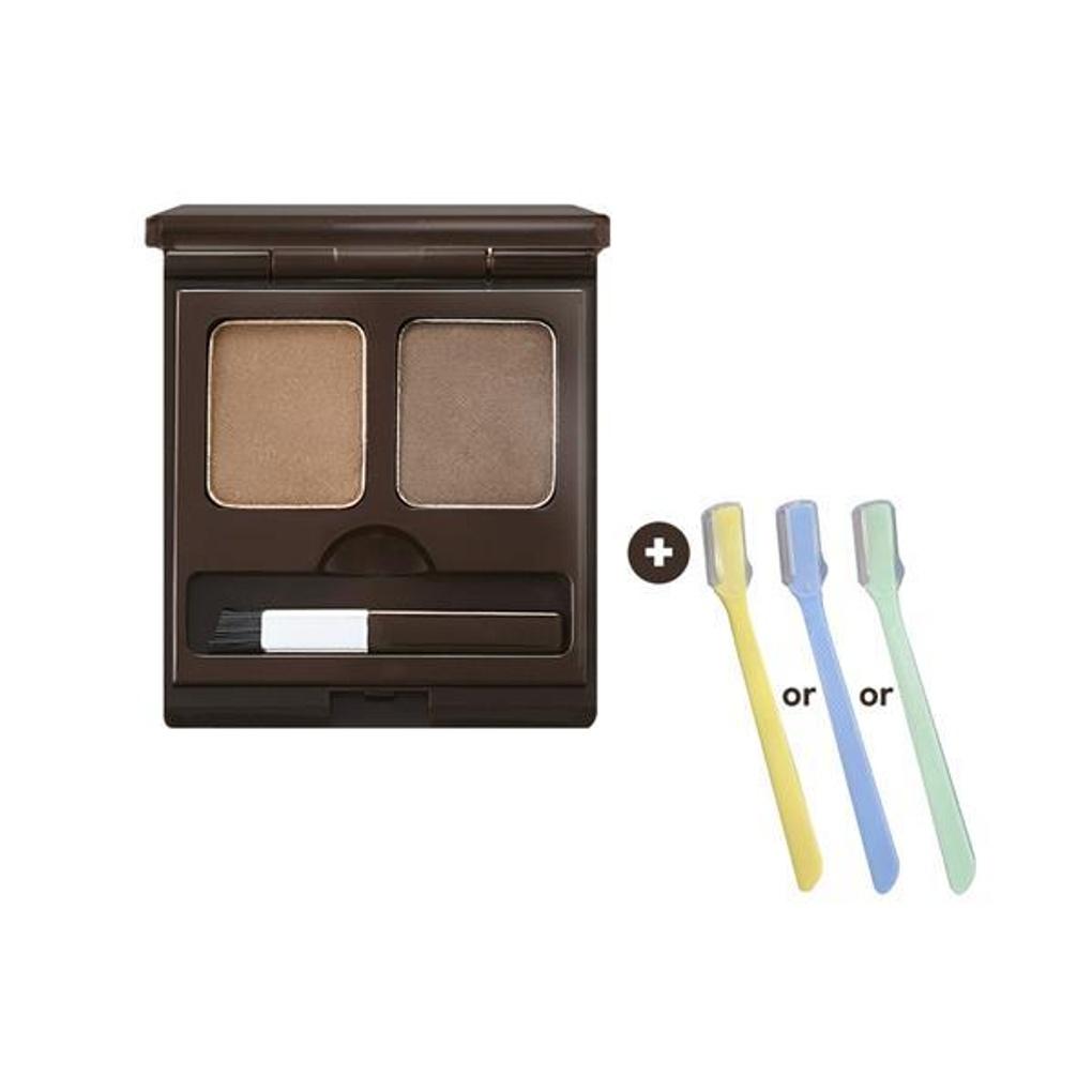 Skinfood Choco Eyebrow Cake + Eyebrow Shaver 1P (Random Color) Natural Eyebrow Makeup