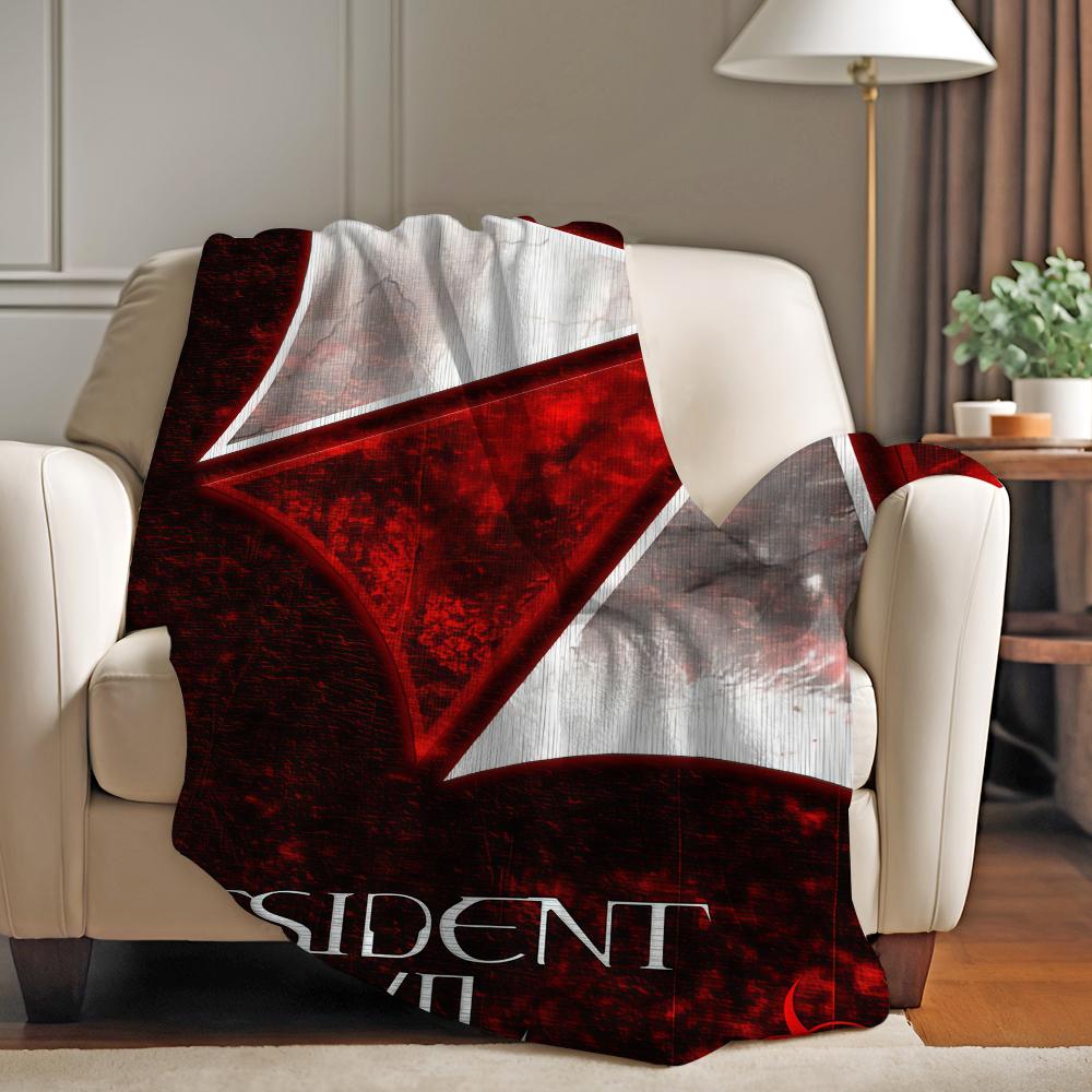 Adventure game R residents E evil Blanket For Sofa Office Bed Plane Travel Sleep Read Relax Camping Soft And Warm
