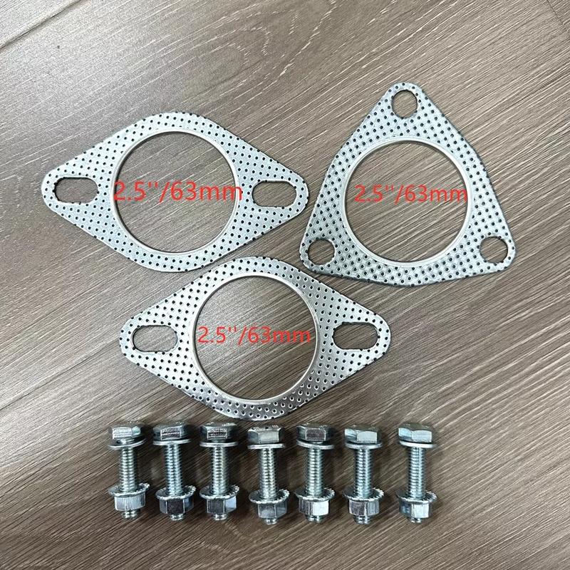 For 2.25" / 2.5" Cat Pipe Back Exhaust Hardware and Gasket For Kit for Honda Acura