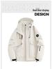 Men's Camouflage Hooded Jacket - Spring/Autumn, American Style, Solid Color, Youthful & Casual