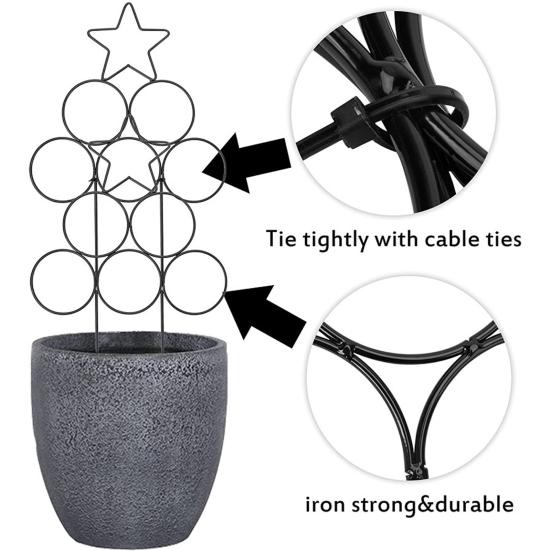 Krata wspinaczkowa antykorozyjna Łatwy w użyciu metalowy stojak na rośliny na winorośli Artykuły ogrodowe