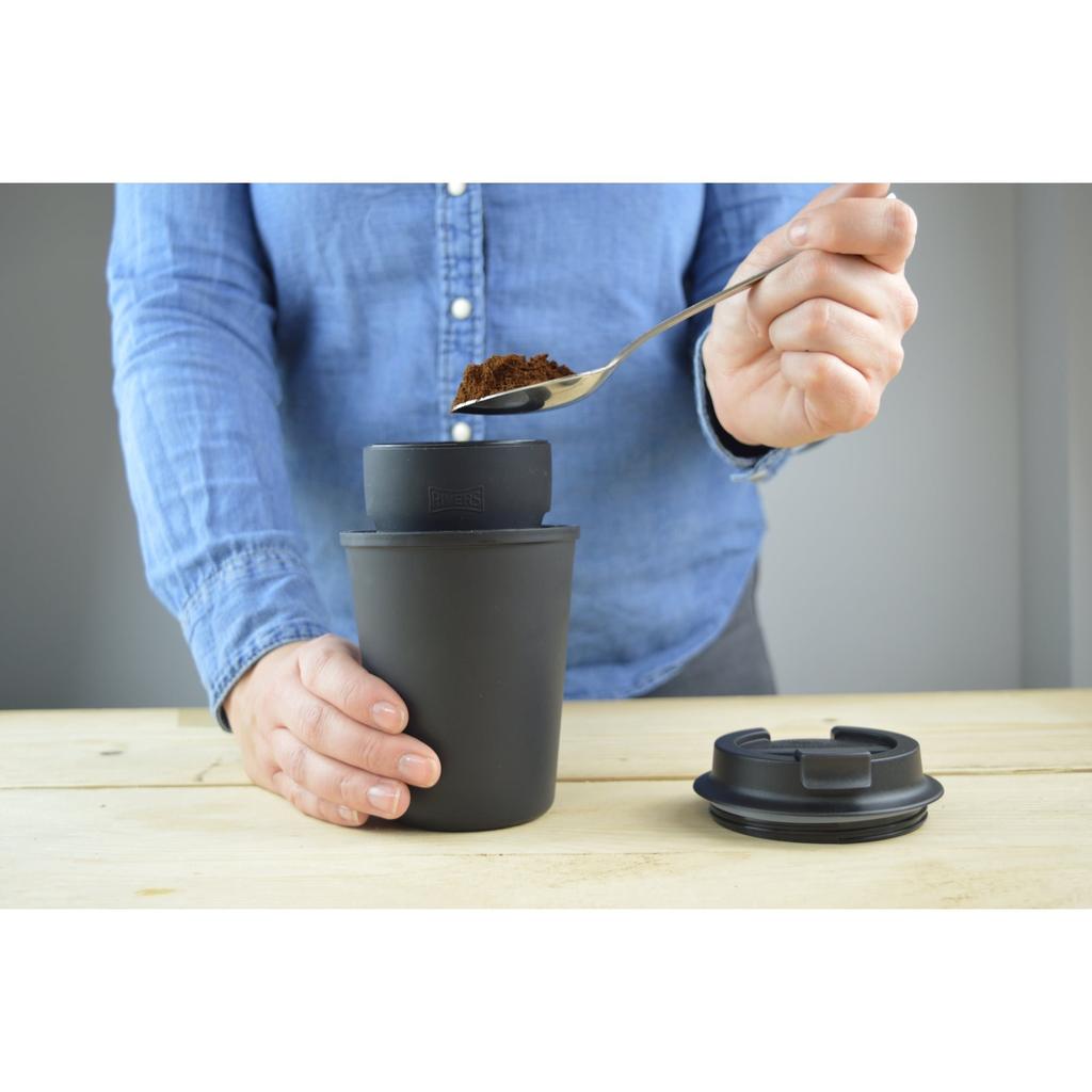 Tazza Nera Elegante Rivers Wall,