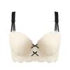 Large Size Underwear Women's Fat Mm Big Breasts Show Small Gathering, Upper Support, Anti-sagging Adjustment Type Thin Bra Cover