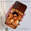 The Romantic B-Bruno M-Mars Phone Case For Samsung S24,21,22,23,30,Ultra,20,Plus,Note,10,9,Black Soft Silicone Case
