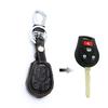 Car Key Cover Keychain Case For Nissan Teana X-Trail Murano March Geniss Qashqai Livina Sylphy Sunny Juke Almera Leather