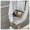 Straw bag women's popular niche design women's bamboo bag women's shoulder messenger bag summer seaside beach bag