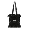 Spring Fashion Tote Bag With Ruffle Edge For Daily Use