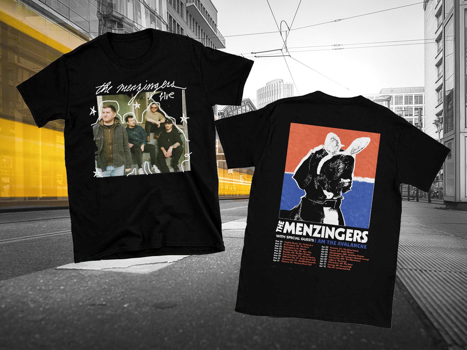 2 Sides The Menzingers 2026 I Am the Avalanche Shirt Black Unisex S-5XL EM1573 XL