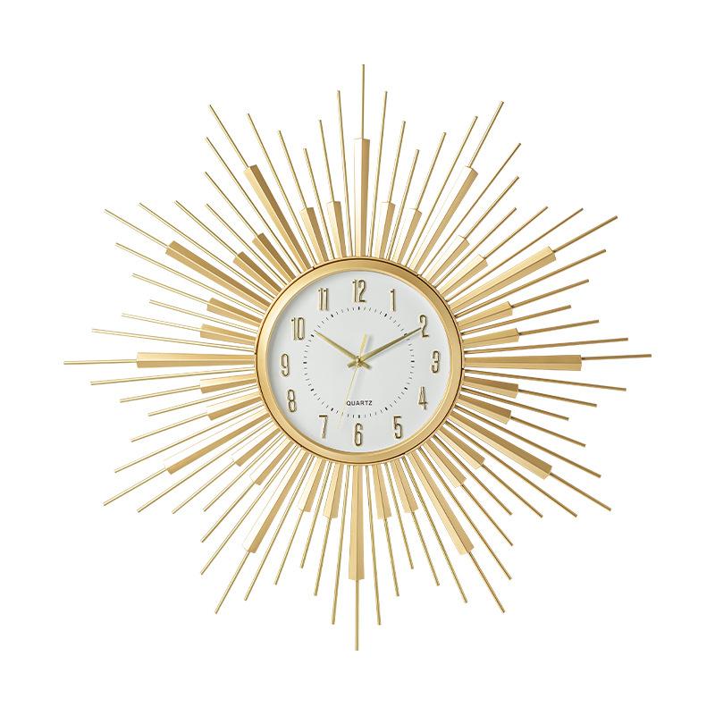 Creative wall clock Stylish and simple bedroom Living room High-end decorative home clocks Living room Light luxury wall-mounted clocks