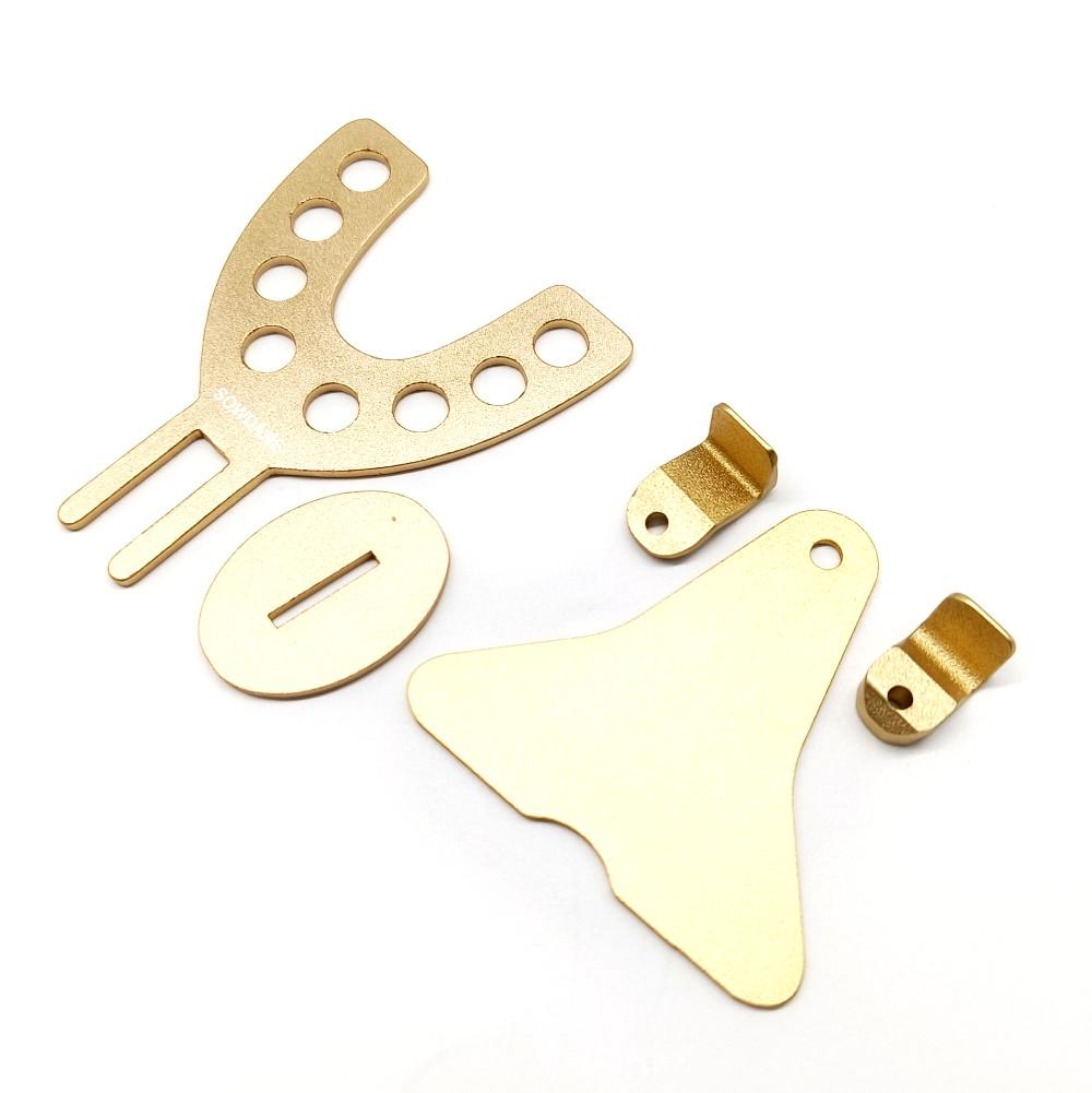 1 set Dental Tray Dental Anterior Jig set Lucia Jig Set Aluminium Alloy Dental Lab Impression Trays to Achieve centric relation