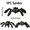 Large 4D Spider Balloon Inflatable Giant Standing Halloween Black Spider Foil Balloons   Halloween Party Home Decor Props