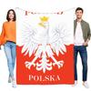 Poland Flag Blanket Cozy Throw Soft Warm Unique Design Perfect for Home Decor or Outdoor Use Ideal Gift for Fans of Poland Natio