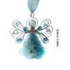 Unique Coastal Theme Angelic Ornament 2D Flat Acrylic Hanging Pendant for Holiday Christmas Tree And Home Office Accent