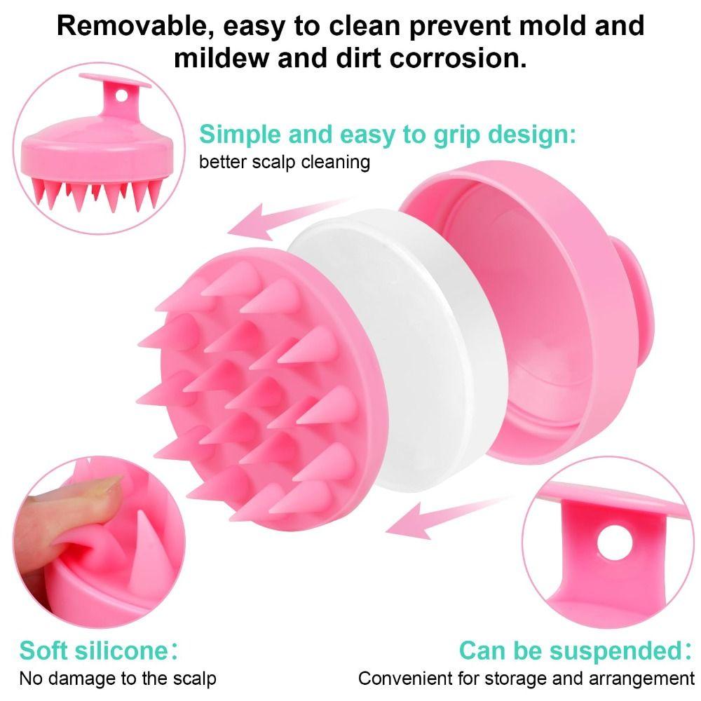 Gentle Scalp Massager Hair Growth Soft Scalp Cleaning Brush High Quality Scalp Massager  Hair Care