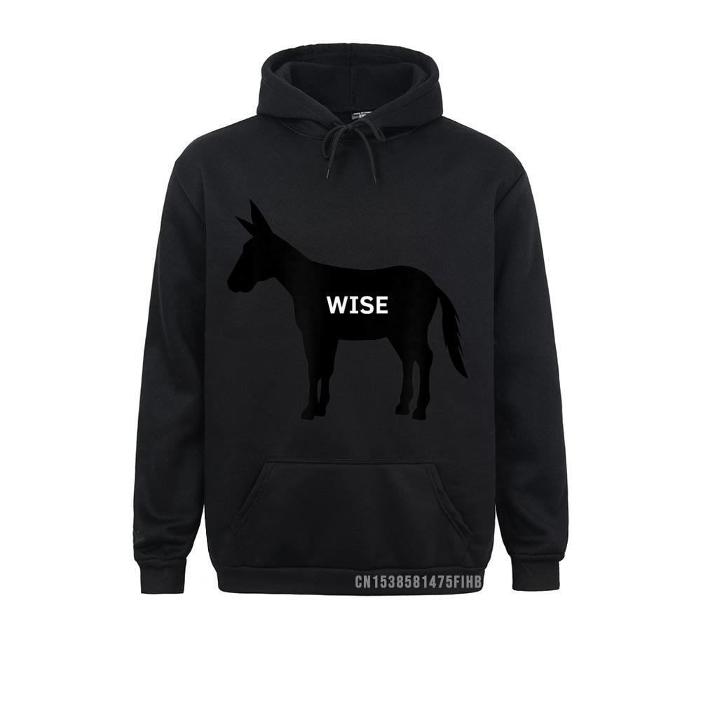 Wise A$$ Забавная толстовка с рисунком осла, простые толстовки с длинными рукавами по индивидуальному заказу, толстовки с капюшоном на зиму и осень для женщин, спортивная одежда, крутая 2XL
