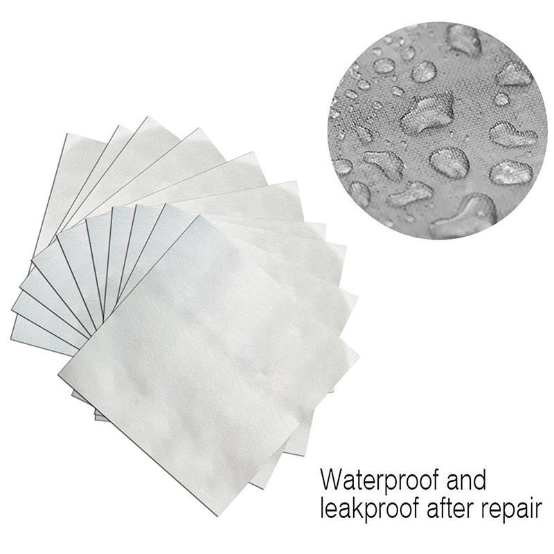 

10 шт. самоклеящаяся ремонтная заплатка для бассейна, водонепроницаемая заплатка для палатки