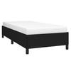 Bed Frame without Mattress Black 90x190 cm Fabric