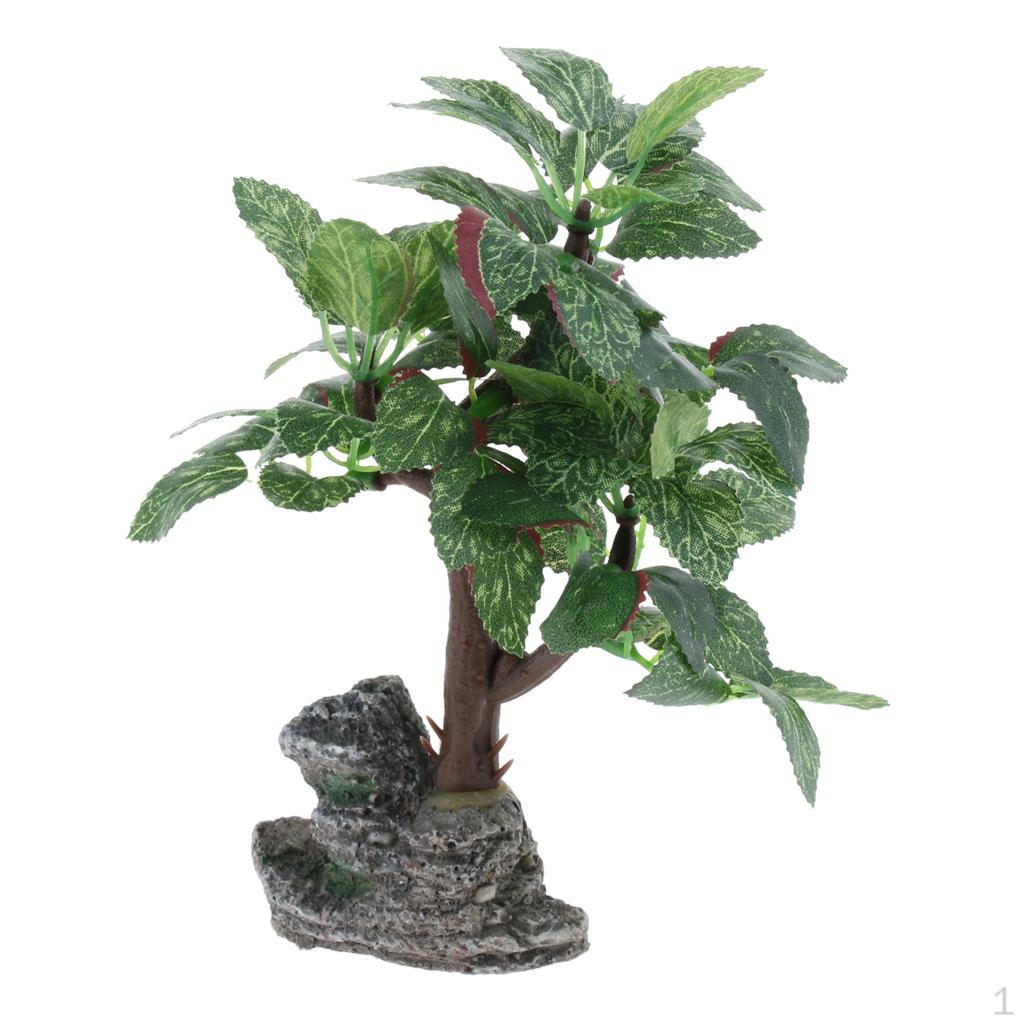 Water Mini Plastic Trees Aquarium s Ornament