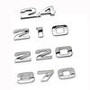 Car Modified Letters 2.4 210 220 370 GK5 VTEC I-VTEC Turbo VTI VTI-S AWD Modified Metal Body Stickers Car Trunk Badge Stickers
