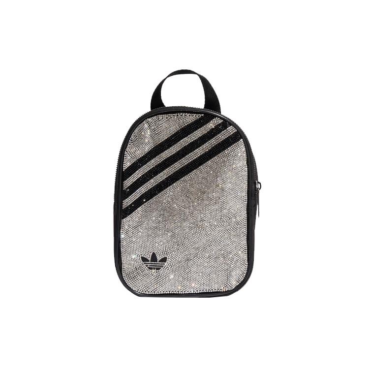 Adidas Originals Polyester Backpack Mini Womens Silver One Size серебряный