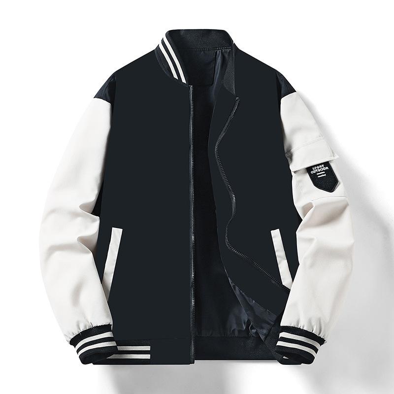 New Baseball Suit Casual Jacket Jacket Men's Versatile Top Wear-resistant and Comfortable