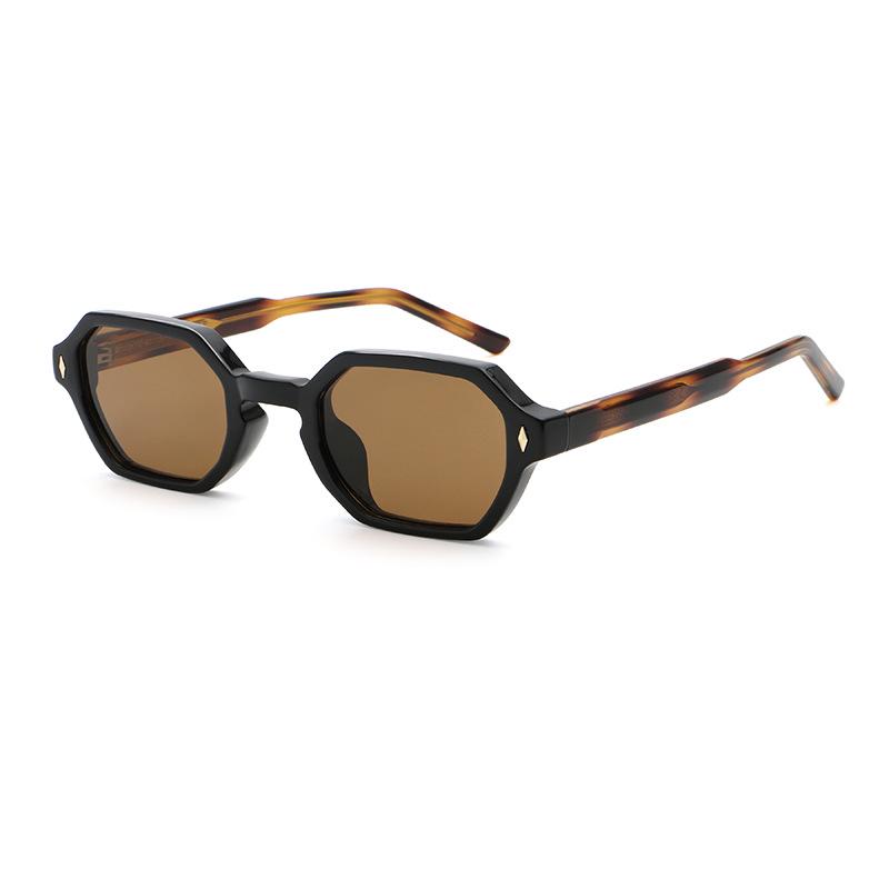 Retro Square Sunglasses: Thickened Small Frame for Men  Women