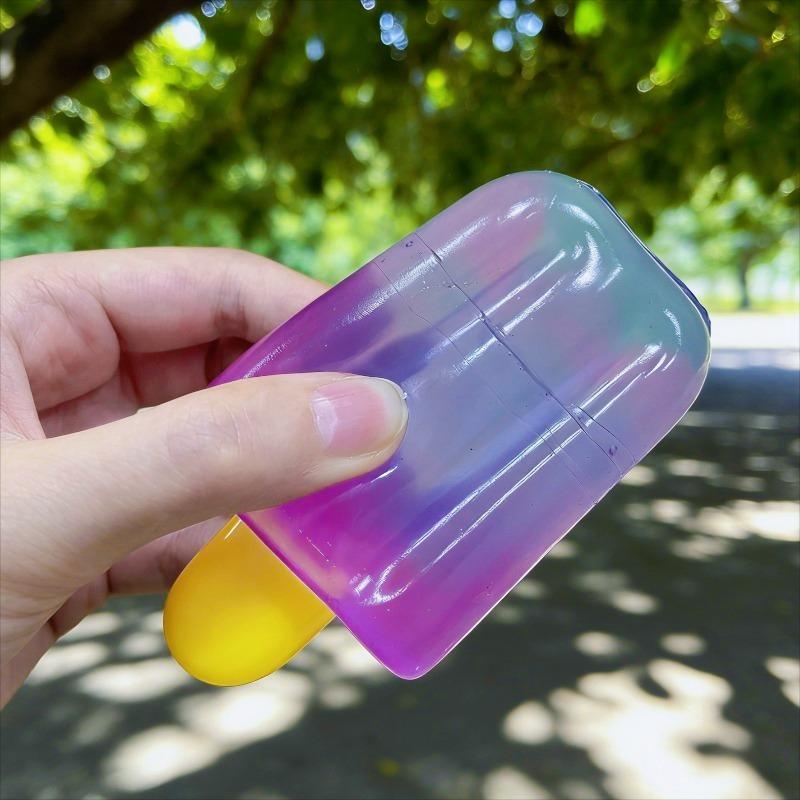 Squishy Ice Cream Squeeze Toy Summer Ice Cream Sensory Fidgets Toys Stress Relief Anxiety Relief Slow Rebound Toy Birthday Gift