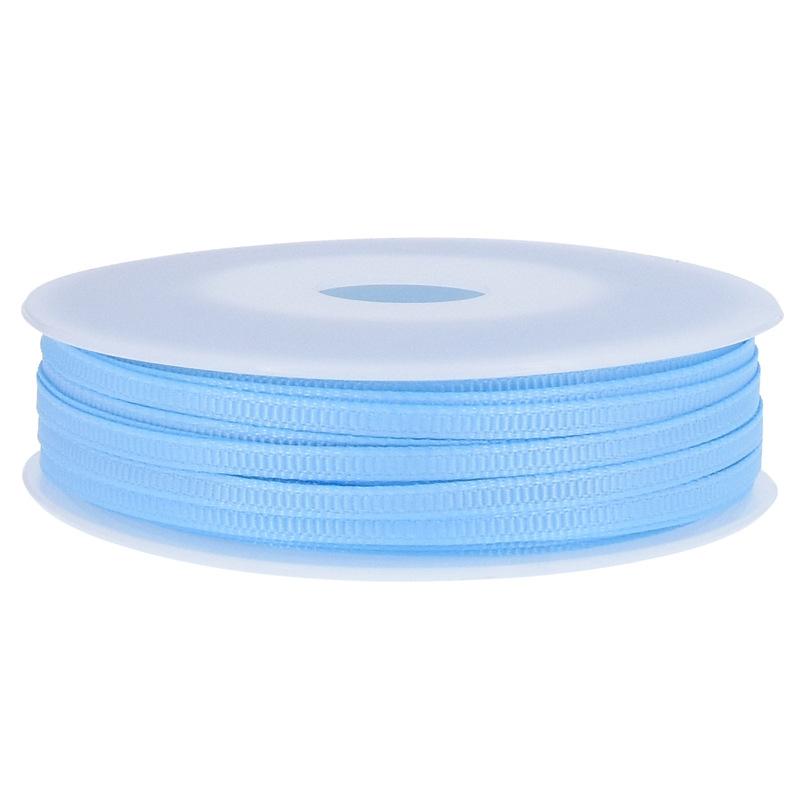 3Mm Double-sided Threaded Ribbon Handmade DIY Hair Accessories Bow Underwear Accessories Webbing Packaging Ribbed Ribbon 22 Colors