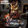 Koci Czarodziej Klocki MOC Detektyw Mechaniczna Sowa Kreatywny Model 3D Budowanie DIY Mini Figurki z Klocków Zabawki Dla Dziecka Prezent