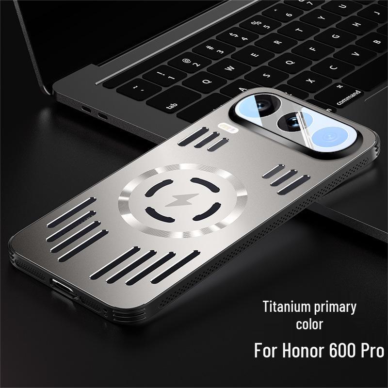 Honor 500Pro Magic 8 Metal Frosted Magnetic X70 Case with Heat Dissipation & Power Protection