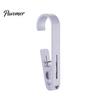 Home Organization Accessories Laundry Hook with Clip, Non-Drilling ABS Closet Organizer, Multi Purpose Plastic Clamps Durable Anti-slip Clothes