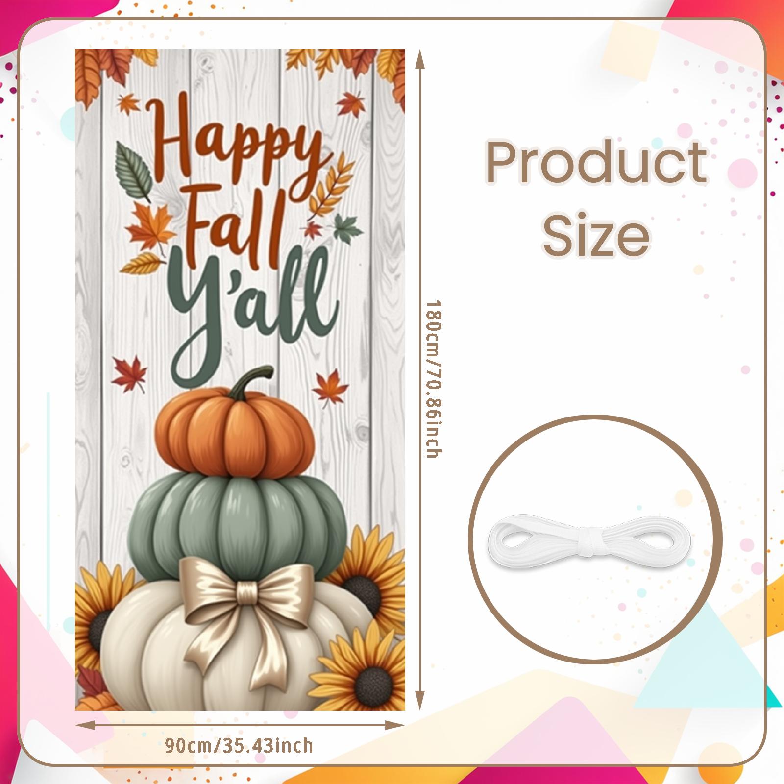 

Fall Banner Rustic Autumn Banner Celebration Banner Sunflower Decoration For Seasonal Event Party Decoration Autumn Festival