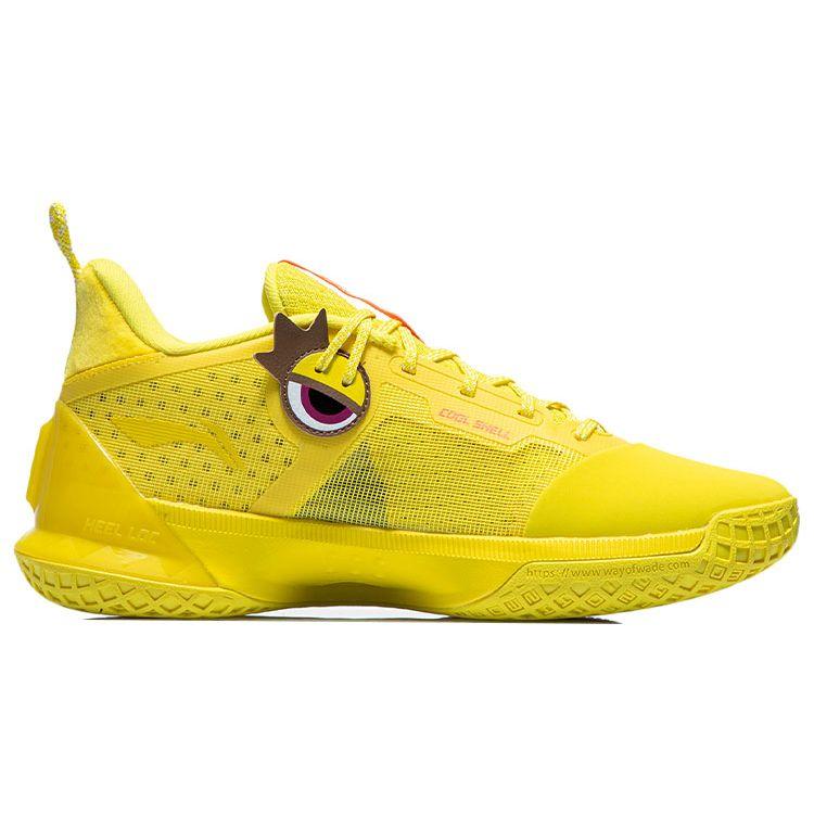 Li Ning All Day 6 Comfortable Trendy Shock Absorption Non-Slip Wear-Resistant Supportive Mid-Top Basketball Shoes Men Sneakers Yellow ABPR019-5