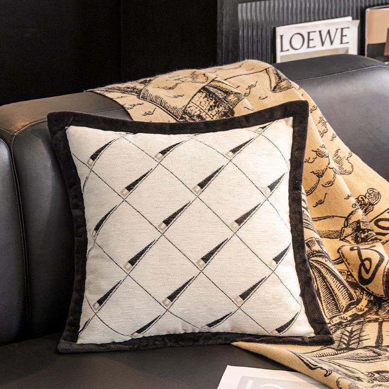 

Light Luxury Living Room,sofa Throw Pillowcase,household Dormitory Bedside Cushion Waist Pillow Pillowcase Does Not Contain Core 30X50cm pillowcase