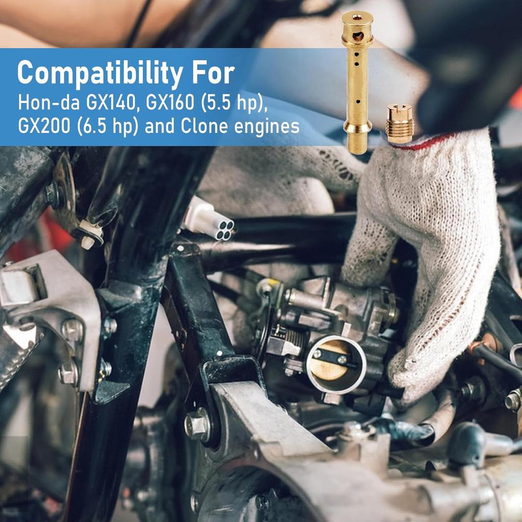 24 Pcs Carburetor Jet Kit for Predator 212 cc Hemi Non-Hemi 032 033 034 035 036 037 038 and 140 E-Tube, Aftermarket Carb Jet Kit Replacement for