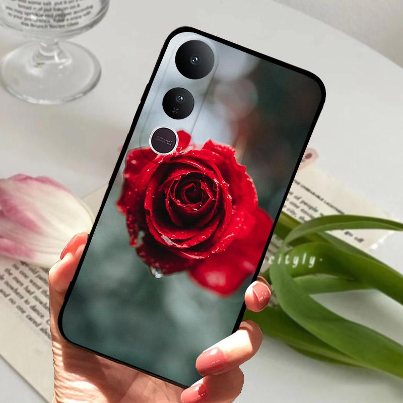 Für Vivo V50 Lite Hülle V2441 Weiches TPU Stoßfestes Silikon Bumper Für Vivo V50 Lite 5G Schutzhülle Schale Coque Fundas