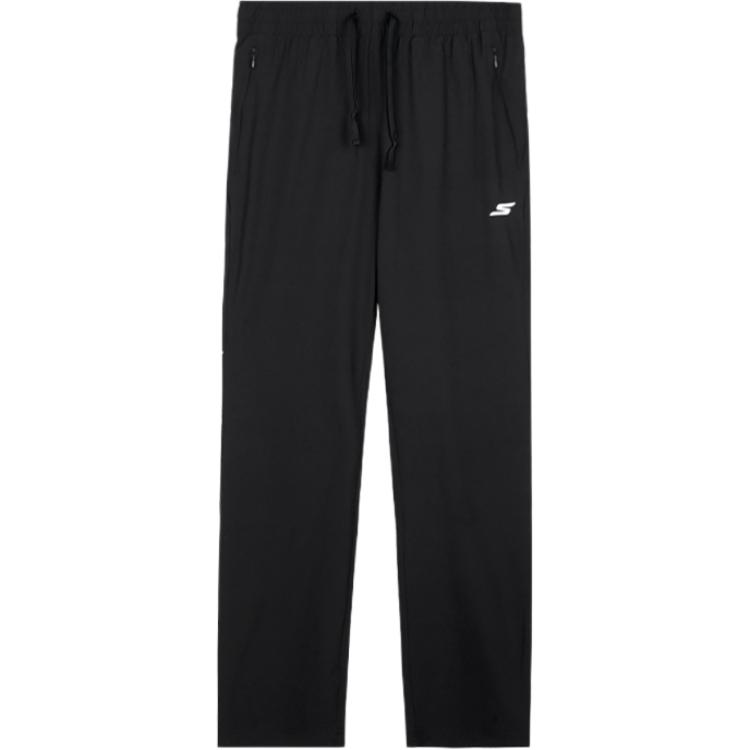 Skechers Sport Life Fashion Comfortable Soft Mid-Waist Woven Casual Pants Men bottoms Carbon-Black P225M231-0018 XS